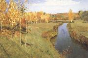 Isaac Ilich Levitan Golden Autumn (nn02) USA oil painting reproduction